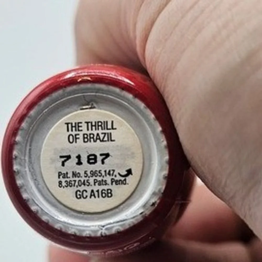 OPI GelColor The Thrill of Brazil GC A16B Red Soak-Off Gel Lacquer 0.25oz‎ 7.5mL